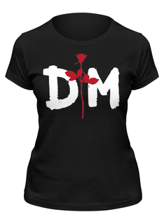 Футболка женская Printio Depeche mode черная 2XL