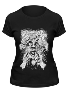 Футболка женская Printio Art horror черная 2XL