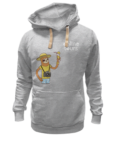 Толстовка унисекс Printio Be на море серая 2XL