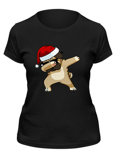 Футболка женская Printio Dabbing dog серая 2XL