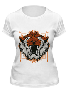 Футболка мужская Printio Тигр белая 2XL