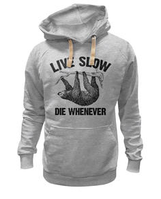 Толстовка унисекс Printio Ленивец серая 3XL