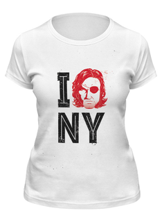 Футболка женская Printio Escape from new york / побег из нью йорка белая L
