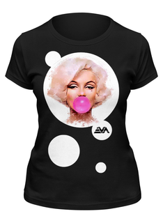 Футболка женская Printio Мэрилин монро черная L
