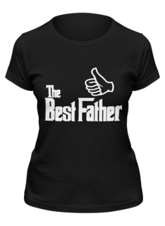 Футболка мужская Printio The best father, лучший отец черная L