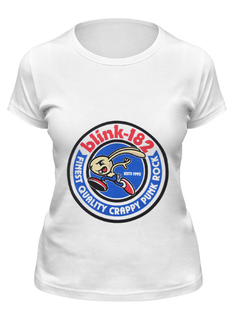 Футболка женская Printio Blink-182 белая L