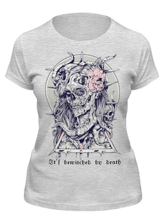 Футболка женская Printio Околдована смертью (its bewitched by death) серая L