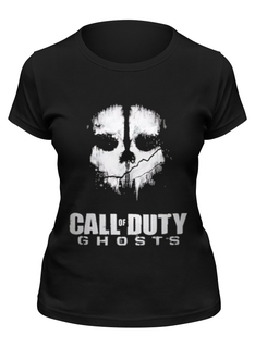 Футболка женская Printio Call of duty: ghosts черная L