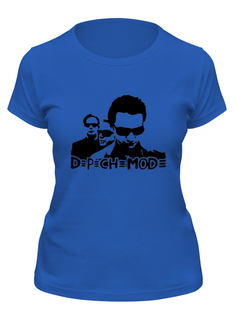 Футболка женская Printio Depeche mode синяя L