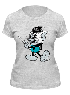 Футболка женская Printio Parody series серая L