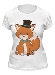 Футболка мужская Printio Лисичка белая L