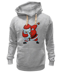 Толстовка унисекс Printio Dabbing santa серая L
