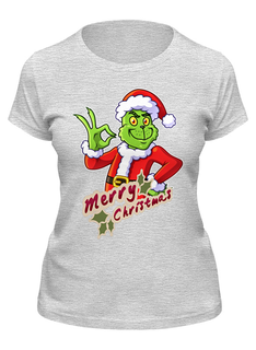 Футболка женская Printio Новогодняя серая L