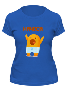 Футболка женская Printio Ничоси синяя M