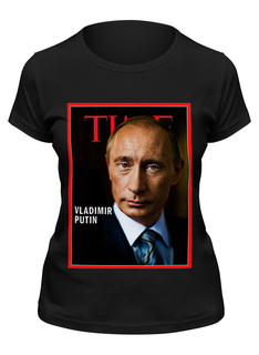 Футболка женская Printio Putin черная M