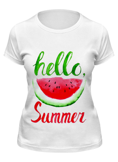 Футболка женская Printio Hello summer белая M