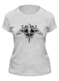 Футболка женская Printio Mary makes tatoo style серая M