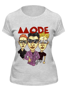 Футболка женская Printio Depeche mode серая S