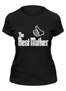 Футболка женская Printio Лучшая мама (best mother) черная S
