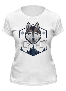 Футболка мужская Printio Хаски белая S