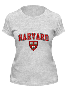 Футболка женская Printio Harvard серая S