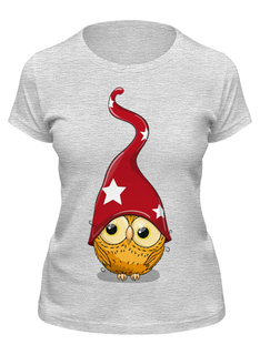 Футболка женская Printio Новогодняя серая S