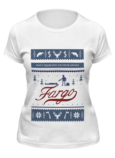 Футболка женская Printio Fargo (фарго) белая XL