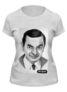 Футболка женская Printio Mr.bean серая XL