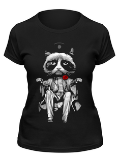 Футболка мужская Printio Сердитый котик (grumpy cat) черная XL
