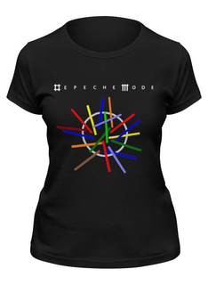 Футболка женская Printio Depeche mode черная XL