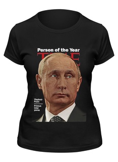 Футболка женская Printio Putin черная XL