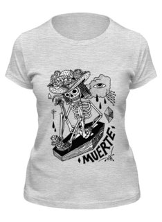 Футболка женская Printio Art horror серая XL