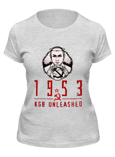 Футболка мужская Printio Kgb russia серая XL