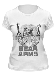 Футболка мужская Printio Bear arms белая XL