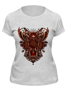 Футболка женская Printio Coffin art серая XL