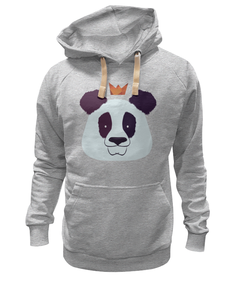 Толстовка унисекс Printio Король панда серая XL