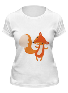 Футболка мужская Printio Лисичка белая XL