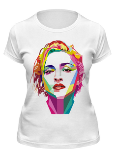 Футболка женская Printio Мадонна (madonna) белая M