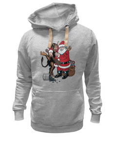 Толстовка унисекс Printio Happy new year серая M