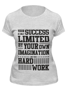 Футболка женская Printio Your success серая L