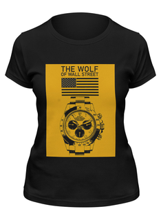 Футболка женская Printio The wolf of wall street черная L
