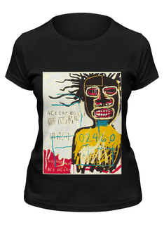 Футболка женская Printio Jean-michel basquiat черная L