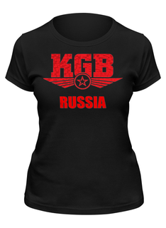 Футболка мужская Printio Kgb russia черная L