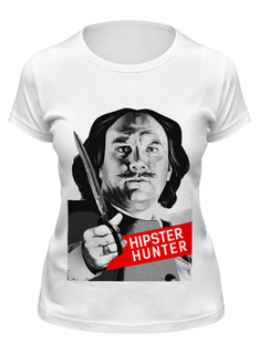 Футболка женская Printio Hipster hunter белая 2XL