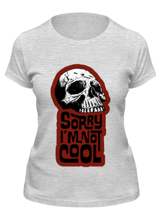 Футболка женская Printio Простите я не крут серая M