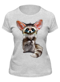 Футболка женская Printio A wonderful animal серая M