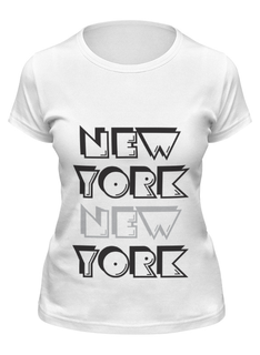 Футболка женская Printio New york белая L
