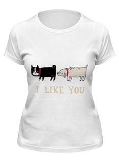 Футболка женская Printio I likeyou белая L