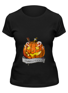Футболка женская Printio Helloween черная L