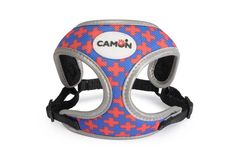 Шлейка Camon для собак мелких пород регулируемая с поводком, двухцветная